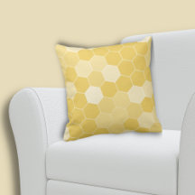 Naturinspirerad Gult Honeycomb Mönster