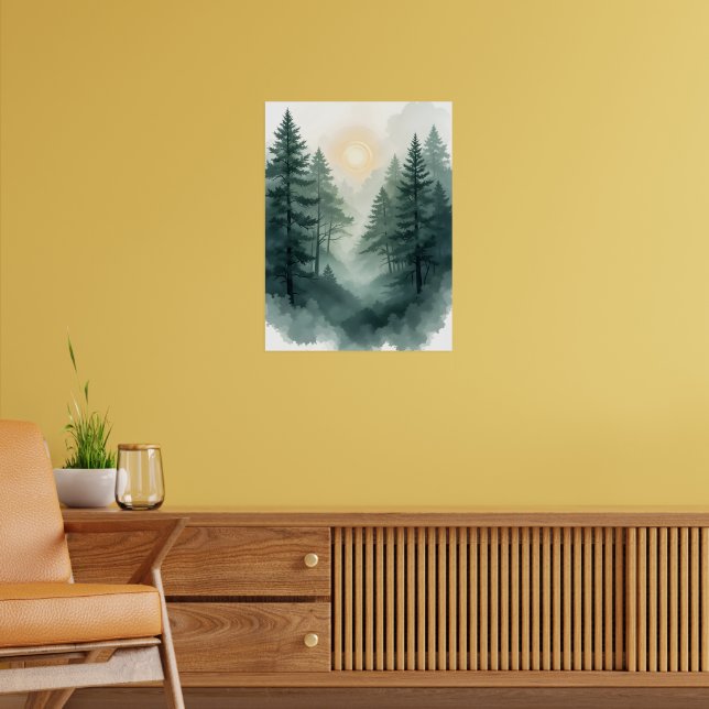 Naturinspirerad Poster (Vardagsrum 2)