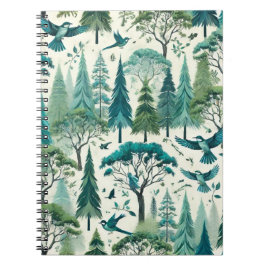 Naturinspirerad, sömlös design anteckningsbok