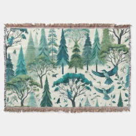 Naturinspirerad, sömlös design filt