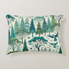 Naturinspirerad, sömlös design prydnadskudde