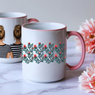 Naturinspirerad Tea Mugg - gåva till kaffe Älskare