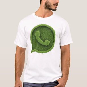 Naturinspirerad WhatsApp-ikon – Ren överföring T Shirt