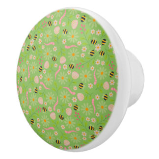 Naturinspirerade blommor och varelser knopp