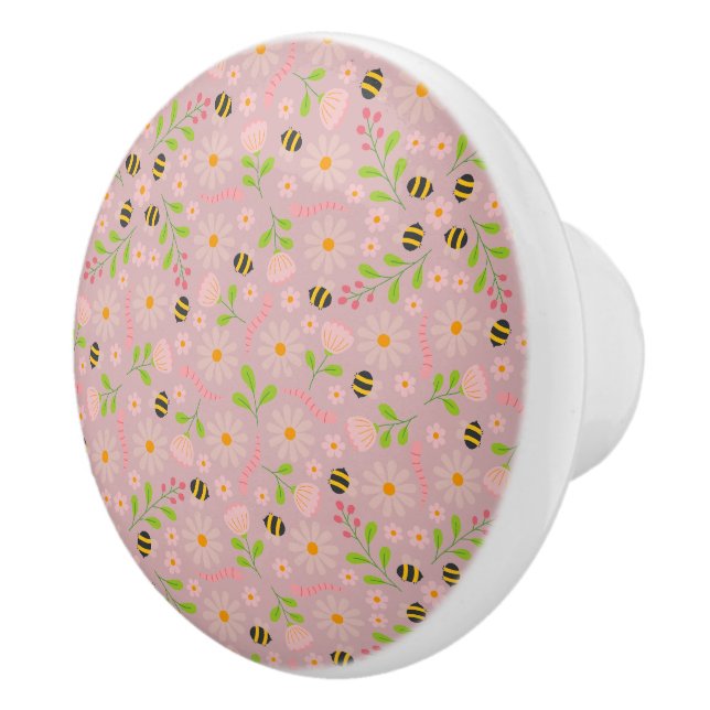 Naturinspirerade blommor och varelser knopp (Höger)
