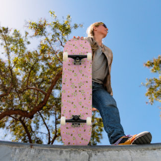 Naturinspirerade blommor och varelser mini skateboard bräda 18,5 cm