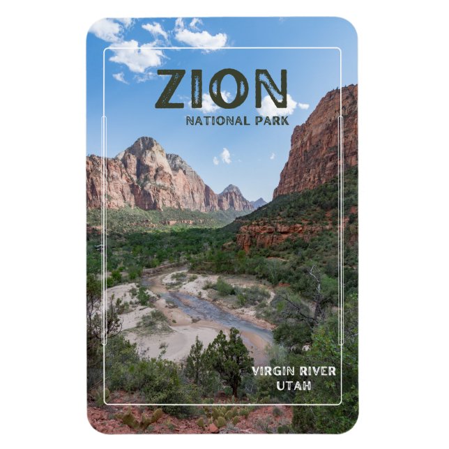 Naturinspirerade Souvenirs Magnet (Vertikal)