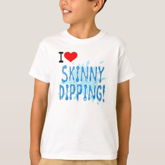 Naturist/nudist, i Smalan Kärlek Tee Shirt