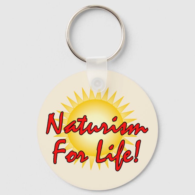 Naturister - Naturism för livet Nyckelring (Framsida)