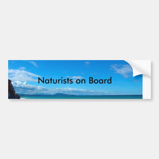 Naturists on Board Bildekal (Framsidan)