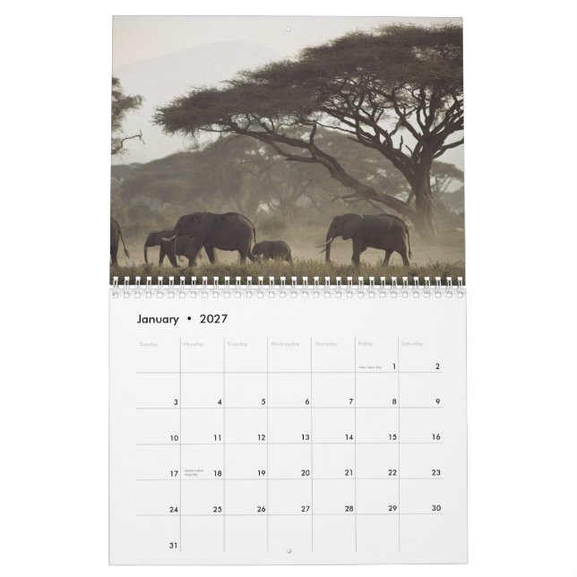 Naturkalender 2012 kalender (Jan 2027)