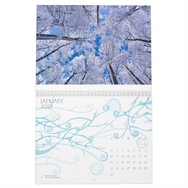 Naturkalender Kalender (Jan 2027)