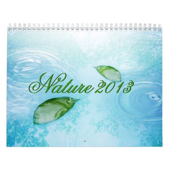 Naturkalender - Vatten, Himmel och Löv 2013 Kalender (Omslag)