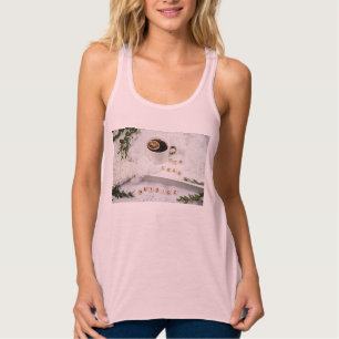 Naturkonst Kvinnor Tank Top-Shirt Linne Med Racerback