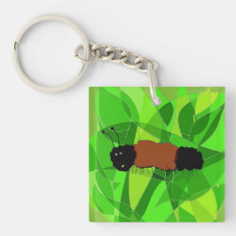 Naturkonst med den ulliga björnen på Keychain
