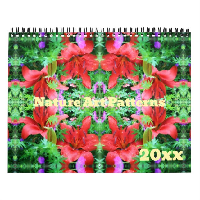 Naturkonst Mönster Kalender (Omslag)