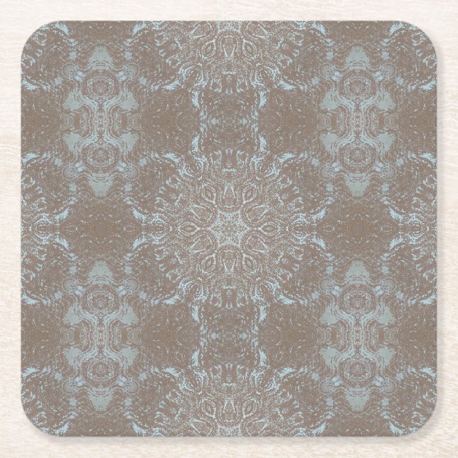 Naturkonst Stone & Sand Underlägg Papper Kvadrat (Framsidan)