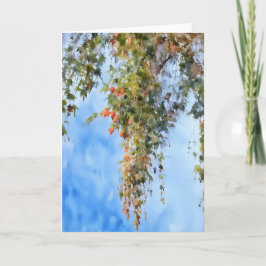 Naturkonturkort i Träd Kort