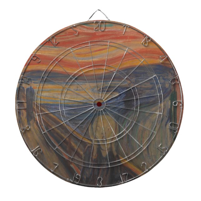 Naturkräm från Edvard Munch 1893 Darttavla (Framsidan)