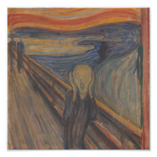 Naturkräm från Edvard Munch 1893 Fototryck