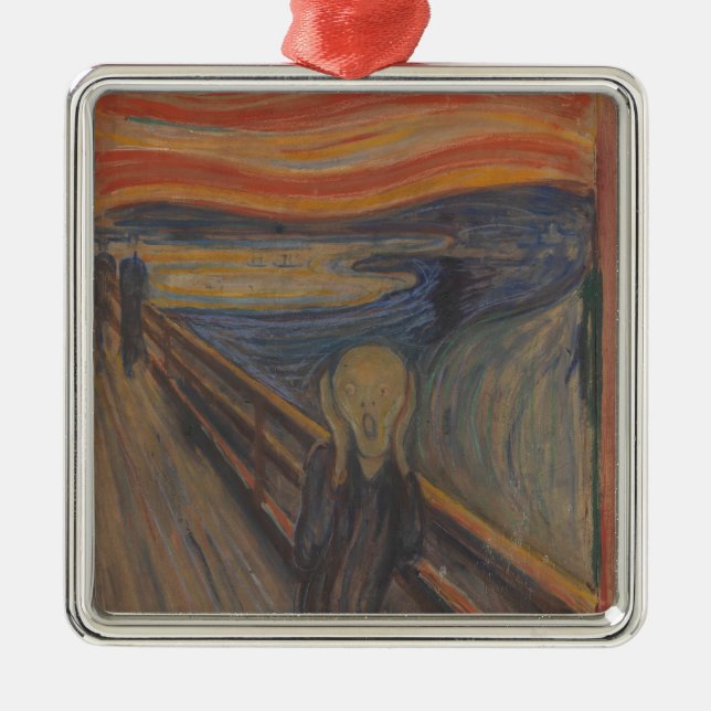 Naturkräm från Edvard Munch 1893 Julgransprydnad Metall (Framsidan)