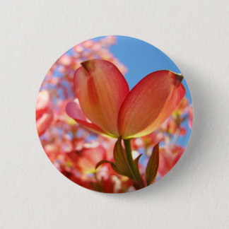 Naturläker knapp Rosa Dogwood Träd Blommor