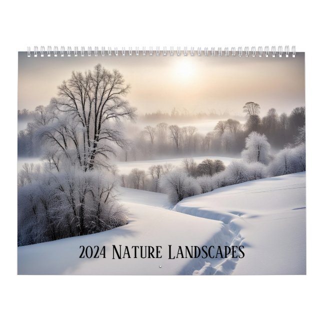 Naturlandskap 2024 kalender (Omslag)