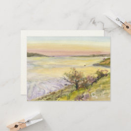 Naturlandskap. Konst för målning av vattenfärg