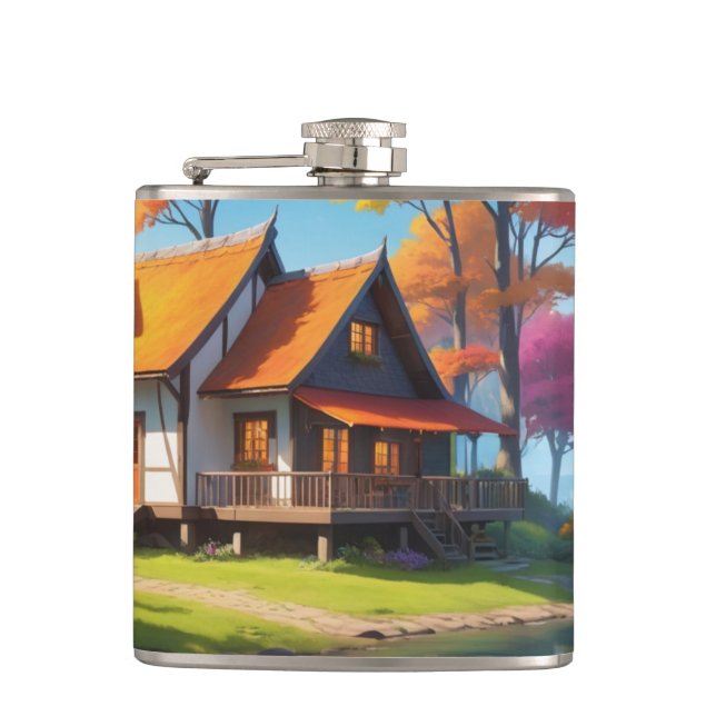 Naturlandskap med en härva förutom Sjö-5656 Fickplunta (Framsidan)