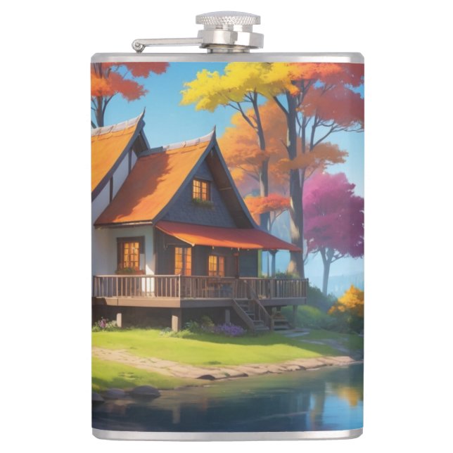 Naturlandskap med en härva förutom Sjö-5656 Fickplunta (Framsidan)