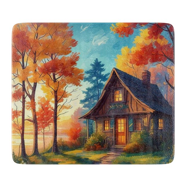 Naturlandskap med stuga i Forest-6878 (Framsidan)