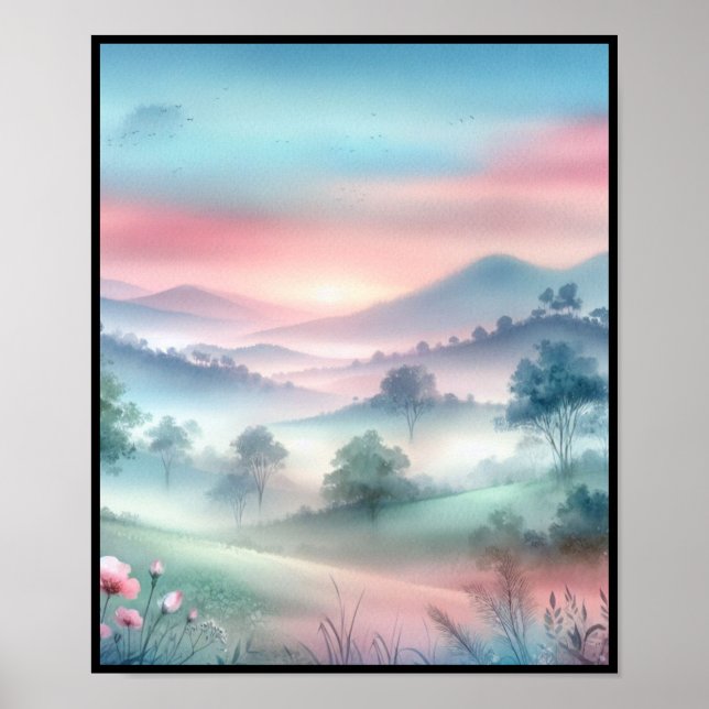 Naturlandskap Poster (Framsidan)