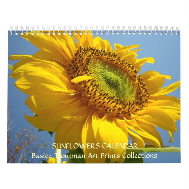 Naturlandskapskalendrar Solblommor Sun Flower Kalender (Omslag)