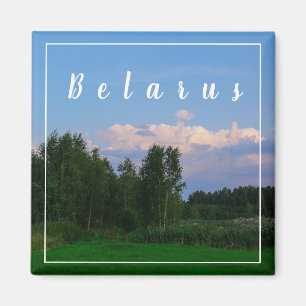 Naturlandskapslandet Forest Belarus Magnet