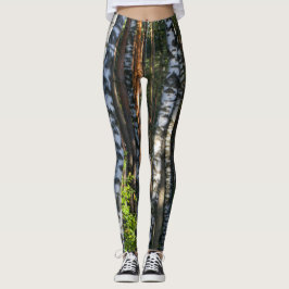 Naturlandskapslandet Forest Birch Träd Leggings