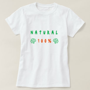 Naturlig 100% T-Shirt - Text