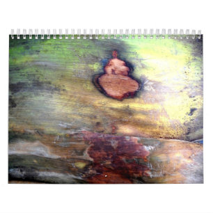 Naturlig abstrakt på skäll kalender
