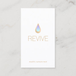 Naturlig akromaterapi Skincare och Hälsa Spa Visitkort