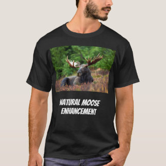 Naturlig älgförbättring t shirt