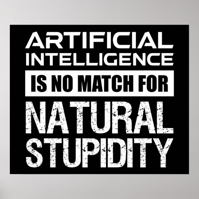 Naturlig, artificiell intelligens, snygg poster (Framsidan)