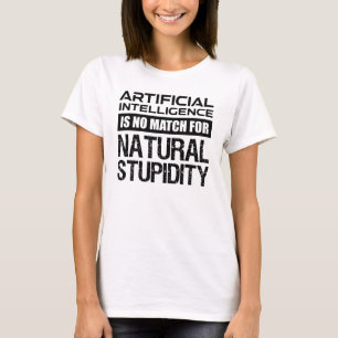 Naturlig, artificiell intelligens, snygg t shirt