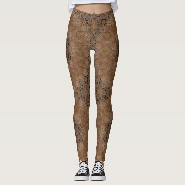 Naturlig bakgrund av trä, struktur, brun träd leggings (Framsida)