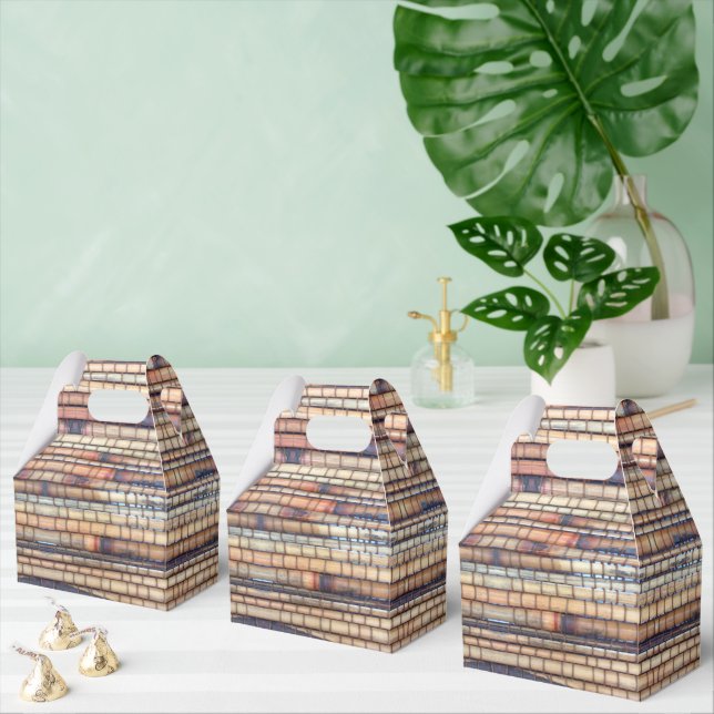 Naturlig bamboo-favoritruta presentaskar (Multipel)