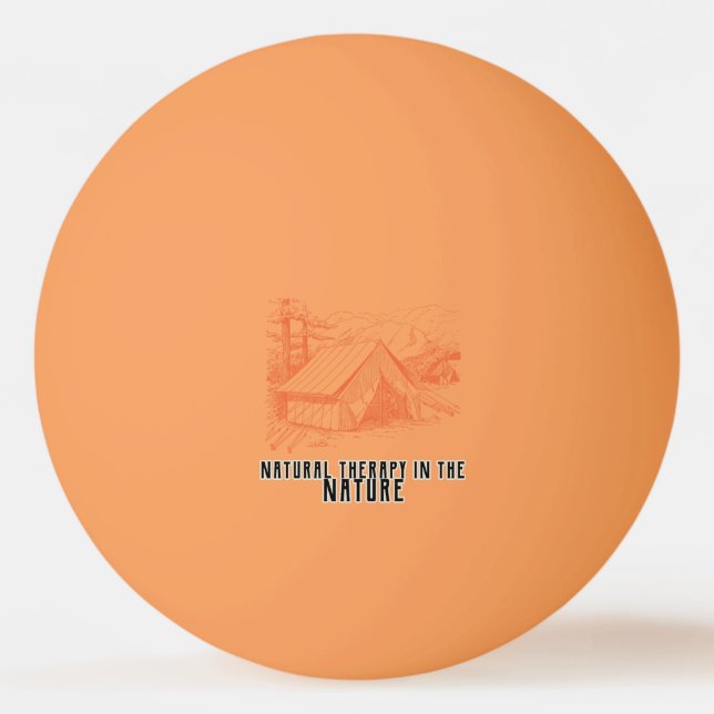 Naturlig behandling i naturen pingisboll (Framsidan)