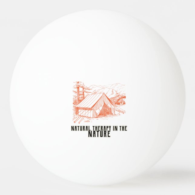 Naturlig behandling i naturen pingisboll (Framsidan)