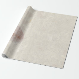 Naturlig Blommigt Kraft Earth Ivory Petals Mulberr Presentpapper