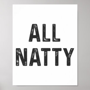 Naturlig Bodybuilding Rolig kroppsbyggare Allt Nat Poster