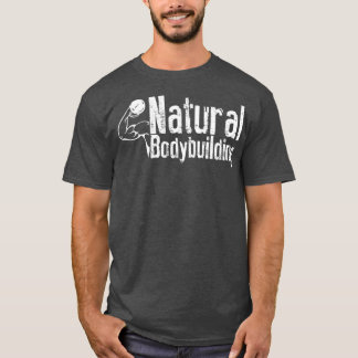 Naturlig Boodybuilding Fitness Sports Workout T Shirt