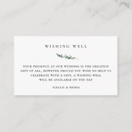 Naturlig botanisk fiskevatten Bröllop Tilläggskort