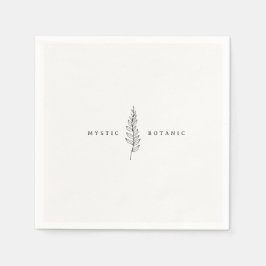 Naturlig Botaniska Löv Napkins Pappersservett